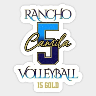 Camila #5 Rancho VB (15 Gold) - White Sticker
